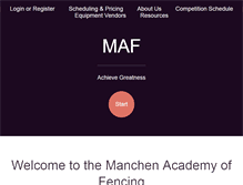 Tablet Screenshot of manchenfencing.com